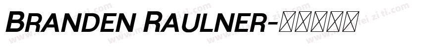 Branden Raulner字体转换